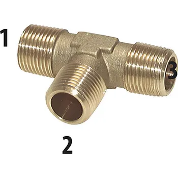 Fitinka Pneumatics & Hydraulics T-kus s vnějšími závity R1/4" - R1/4"
