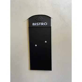 Plechová cedule REKLAMNÍ PLECHOVÁ CEDULE BISTRO - MAGNETICKÁ A POPISOVÁ