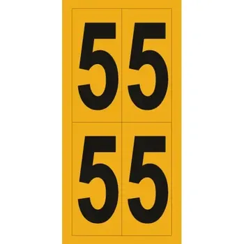 Značení Arch 5, fólie, 4 ks na archu, 38 × 88 mm