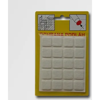 Dveřní kování Ostatní Filcová ochrana 16x92x3 107 bílá -: -