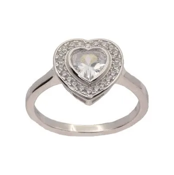 Prsten Stříbrný prsten s kamenem