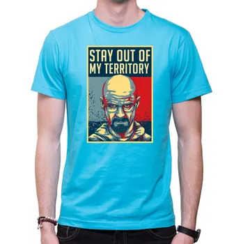 Pánské tričko Tričko - Stay out of my territory, Barva látky tyrkysová modrá, Střih Pánsky/UNISEX, Velikost --VYBERTE VELIKOST--