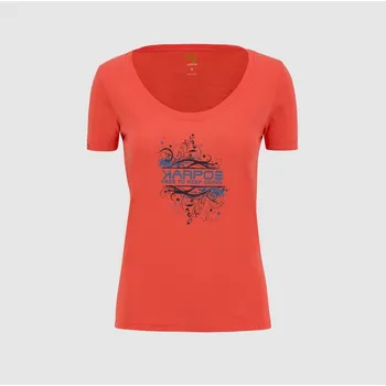 Dámské tričko KARPOS W Crocus T-Shirt, Hot Coral velikost: XL