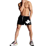 Plavky LEAF Dsquared2, Velikost: XXL, Barva: bílá