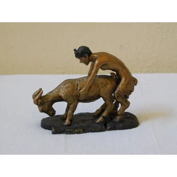 VÍDEŇSKÝ BRONZ - ČERT S KOZOU