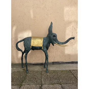 KOSMICKÝ SLON - VELKÁ BRONZOVÁ SOCHA 171 cm