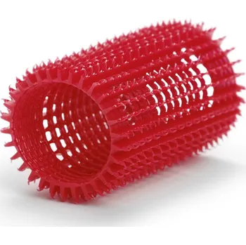 kartáč na vlasy Olivia Garden Jet Set Self-Gripping Curlers - samouchopovací natáčky Červené průměr 40 mm (4ks/bal)