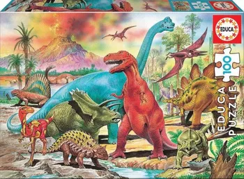 Puzzle Educa Dinosauři 100 dílků