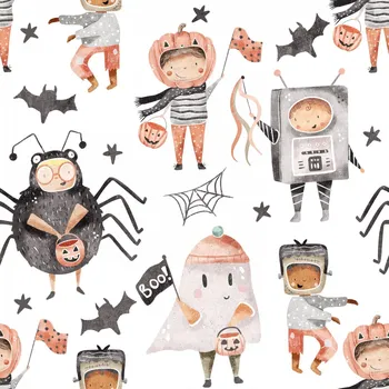 Halloween 2 - Bílá Materiál: Žebrovaný úplet