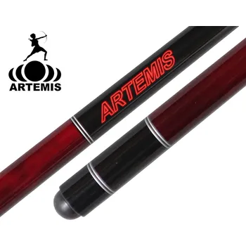 Raymond Ceulemans Tágo karambol ARTEMIS Black/Red Handle průměr kůže: 12 mm
