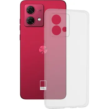 Pouzdro na mobilní telefon Kryt Motorola Moto G84 Silicone transparentní