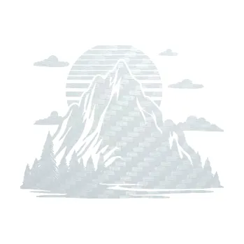 Samolepící dekorace SAMOLEPKA Krajina hory 037 levá západ slunce (51 - 3D karbon bílý) NA AUTO, NÁLEPKA, FÓLIE, POLEP, TUNING, VLASTNÍ TEXT, TISK, AUTOSAMOLEPKY.cz, POLEPY, OBRÁZEK, LOGO, SAMOLEPKY