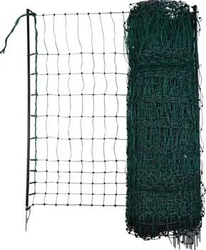 Kerbl Nevodivá síť pro drůbež zelená 106 cm x 25 m 2 hroty