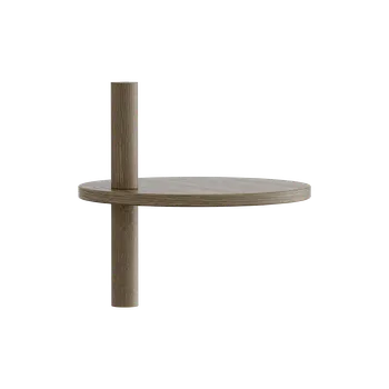 regál Umage Policový regál Stories s doplňky - tmavý dub Produkt: Boční stoleček (+ 2 poloviční nohy)