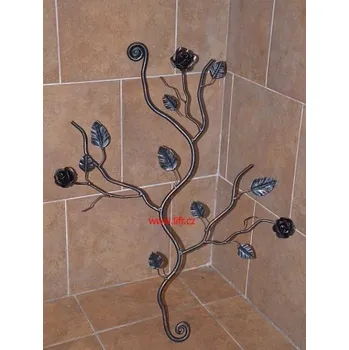 Svícen Kovaná dekorace na zed 15