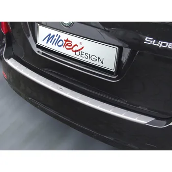 Tuning Práh pátých dveří s výstupky, stříbrný matný - Škoda Superb II. Combi (Práh pátých dveří pro Škoda Superb II. Combi 2010-2015)