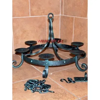 Svícen Kovový svícen Kruh komplet 2