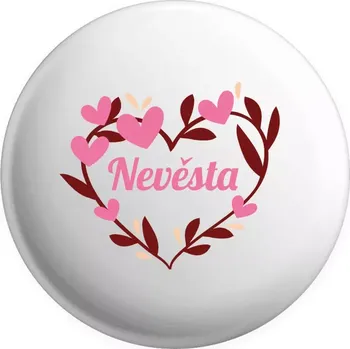 Placka Nevěsta - se srdíčky