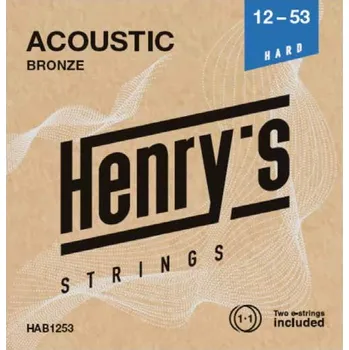 Struna pro kytaru a smyčcový nástroj Henry's Strings HAB1253 Bronze 12-53