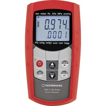 Tlakoměr GREISINGER GMH 5150 Vodotěsný tlakoměr s 1 vstupem pro snímač tlaku, s datovým loggerem, bez snímače