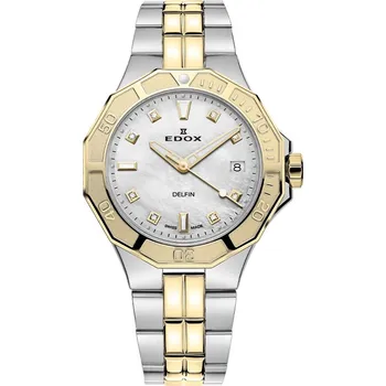 Módní doplněk Dámské hodinky Delfin Edox 53020357JMNADD