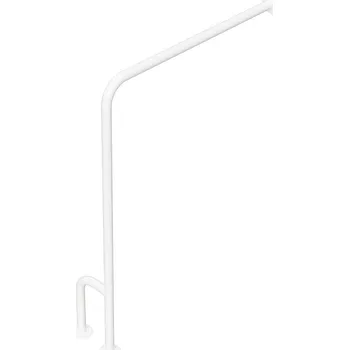 Madlo do koupelny Sapho HANDICAP opěrné madlo LEVÉ 800x850mm, bílá