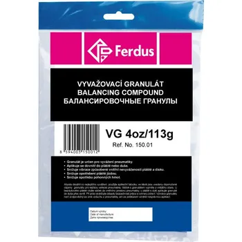Sada na opravu pneumatiky Vyvažovací granulát (prášek) VG 4oz/113g