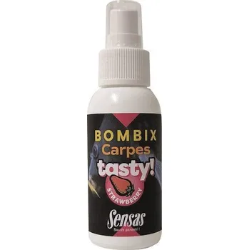 Návnadové aroma Posilovač Sensas Bombix Carp Tasty 75ml - jahoda