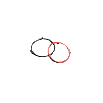 Náramek Kabbalah náramek párový - červená a černá šňůrka