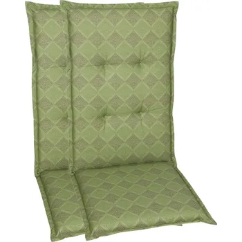 Podsedák GO-DE Textil Raute 0000004609 Sada zahradních podsedáků 120 x 50 x 6 cm 2 kusy zelené