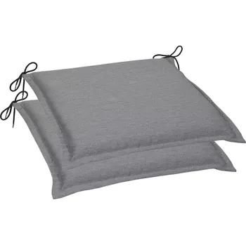 Podsedák GO-DE Textil Sada zahradních podsedáků Uni (polštářek, 5 cm, 2 kusy, šedá)