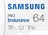 Samsung PRO Endurance microSDXC 64 GB UHS-I U1 V10 + SD adaptér, 64 GB