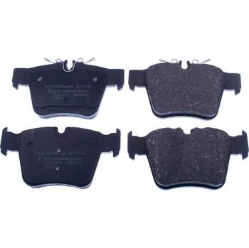 Brzdový systém Sada brzdových destiček, kotoučová brzda DENCKERMANN B111512