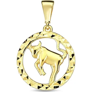 Přívěsek Lillian Vassago Zlatý přívěsek znamení Býk LLV98-GP046-Býk