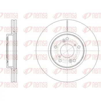 Brzdový kotouč Brzdový kotouč REMSA 62108.10