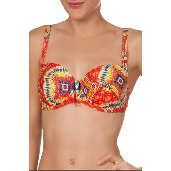 Dámské plavky Plavková podprsenka ANTIGEL (FBA4057-07), Velikost 65G, Barva oranžová