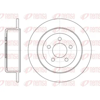 Brzdový kotouč Brzdový kotouč REMSA 61271.00