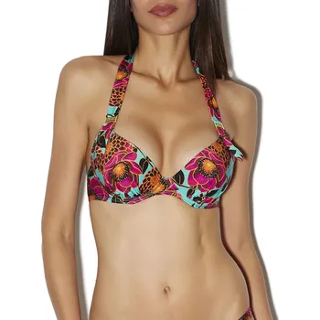 Dámské plavky Plavky AUBADE (AJ08-16), Velikost 80E, Barva květinová