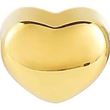 Přívěsek Šperky4U Drobný ocelový přívěsek - srdíčko - PP-1023-GD