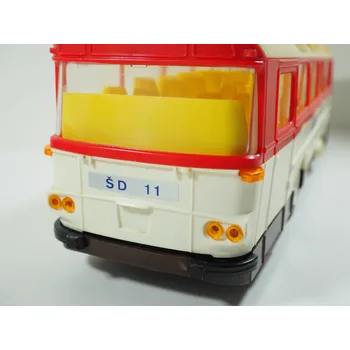 autíčko KOPIE SAMOLEPKY NA AUTOBUS ITES - ”ŠD 11” - STŘÍBRNÁ