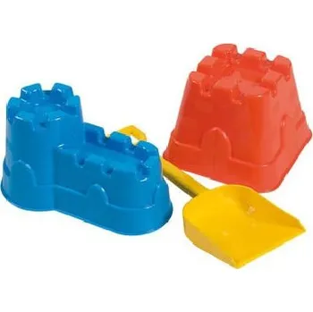 Hračka na písek ANDRONI Sada formiček - Hradby s lopatkou - mix variant či barev