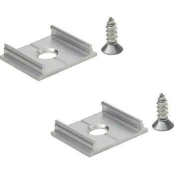 Rozvaděč Držák LED profilu Kanlux HANDLE C/D/E sada 2ks hliník