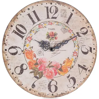 Hodiny Hodiny nástěnné Rose 34cm