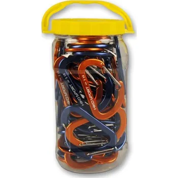 Vodní sport Karabiny Hiko 9 cm Box 20 ks