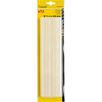 Příslušenství k lepící pistoli Tavné lepící tyčinky, 11,2 x 250 mm, bal 12 ks, Condor