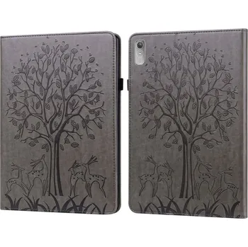Pouzdro na tablet VSECHNONAMOBIL 67492 ART DEER Zaklápěcí pouzdro pro Lenovo Tab P11 Gen 2 šedé