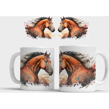 Hrnek s koněm II - Žlutá