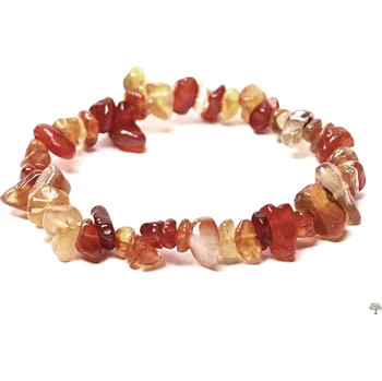 Náramek Magieprirody.cz Náramek sekaný - Karneol - Achát - tromlovaný - 331
