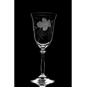 Sklenice 6x sklenice na víno 250 m l- motiv vína, Vyberte objem sklenic prosim... 360 ml pivo