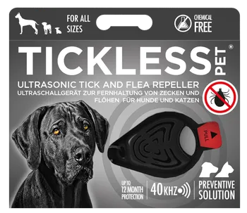 Antiparazitikum pro psa Tickless Pet ultrazvukový odpuzovač klíšťat a blech pro psy